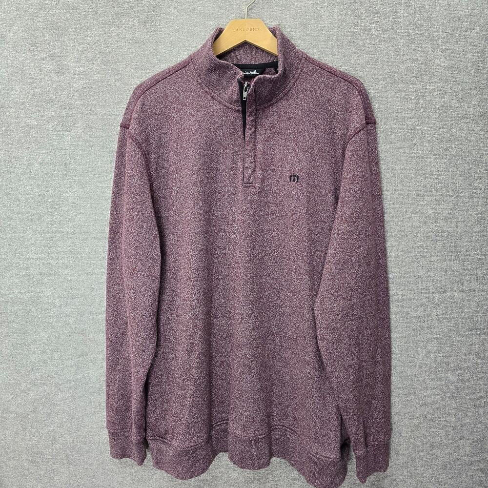 TRAVIS MATHEW 1/4 ZIP PULLOVER, SIZE XXL